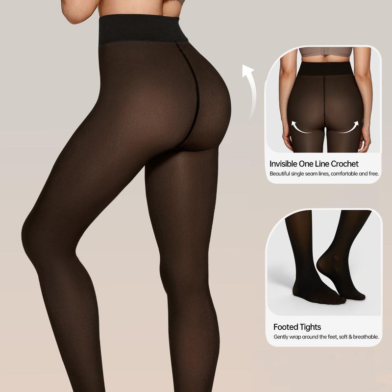 🍂 Collants doublés de polaire Magic originaux — ❤️Effet transparent, mais chauds et confortables ✨ 50 % de réduction