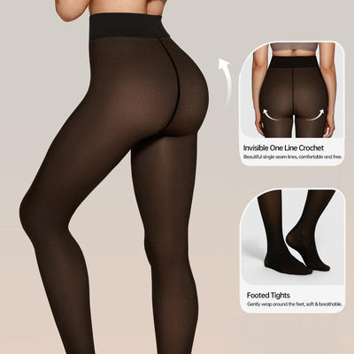🍂 Collants doublés de polaire Magic originaux — ❤️Effet transparent, mais chauds et confortables ✨ 50 % de réduction
