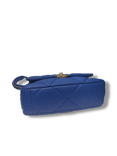 - Sac 19 small bleu électrique