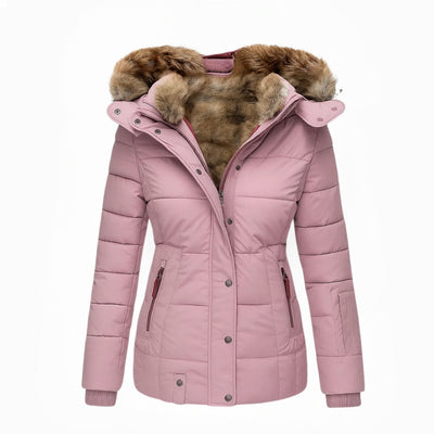 Olivia ™ | Manteau d'hiver chaud doublé de fourrure