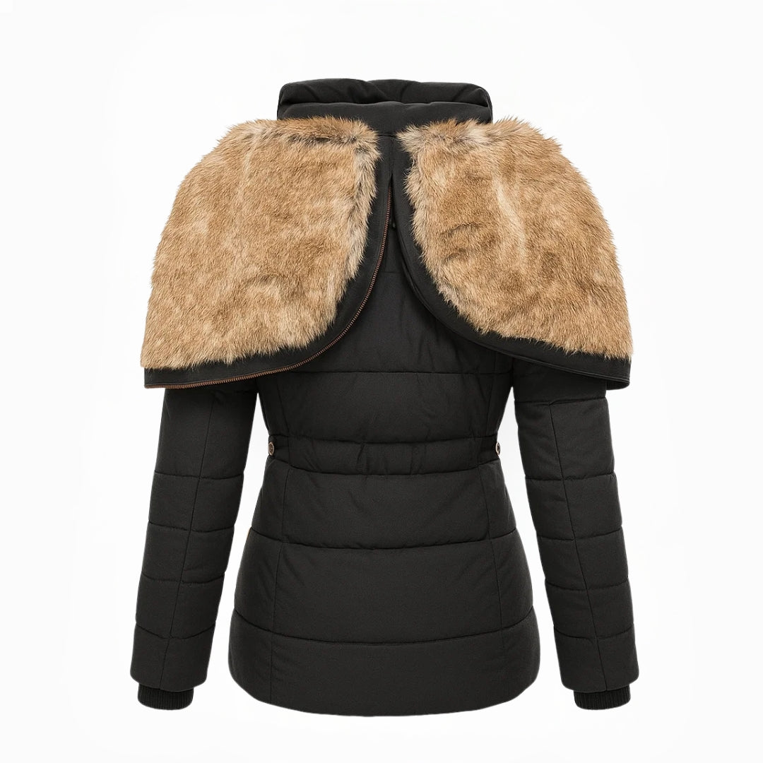 Olivia ™ | Manteau d'hiver chaud doublé de fourrure
