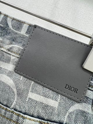 DENIM HAUTE COUTURE | JEAN AMPLE IMPRIMÉ ALL-OVER