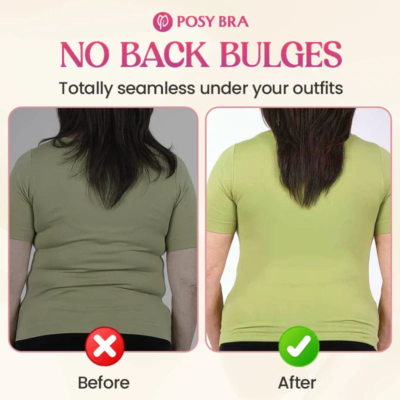 Soutien-gorge galbant sans fil confortable avec boutons sur le devant