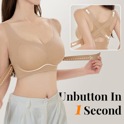 💕 Cozy Seamless Push Up Bra avec fermeture frontale pour femmes🎁