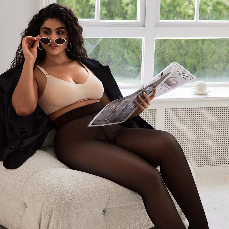 🍂 Collants doublés de polaire Magic originaux — ❤️Effet transparent, mais chauds et confortables ✨ 50 % de réduction