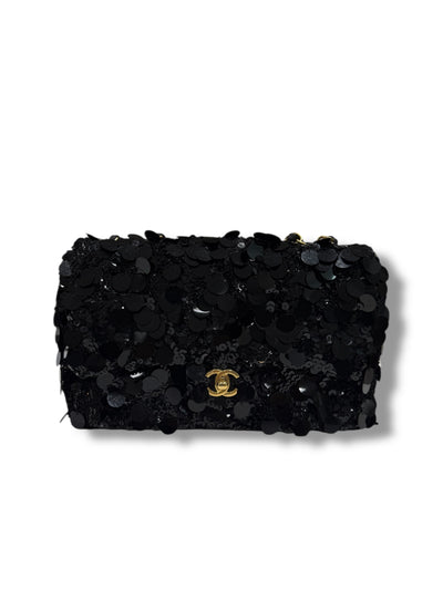 - Sac Classique Timeless 25 Sequins noirs