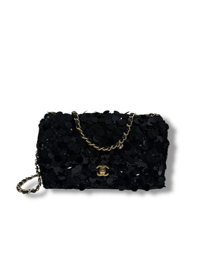 - Sac Classique Timeless 25 Sequins noirs