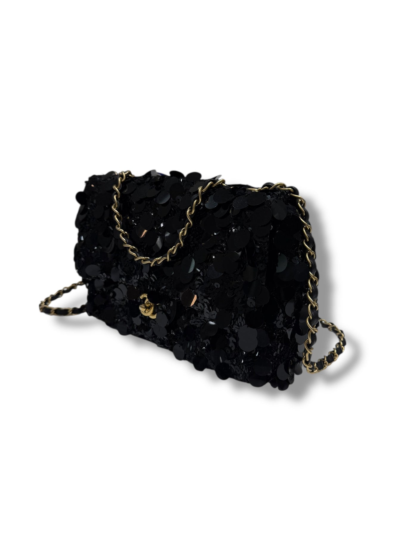 - Sac Classique Timeless 25 Sequins noirs
