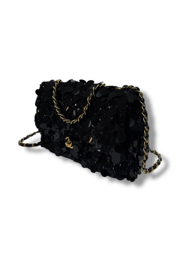 - Sac Classique Timeless 25 Sequins noirs