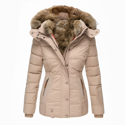 Olivia ™ | Manteau d'hiver chaud doublé de fourrure
