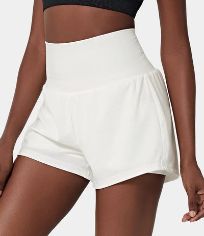✨️ 2025 Het försäljning 49% OFF🥰 Short de yoga 2-en-1 avec taille haute et poches latérales
