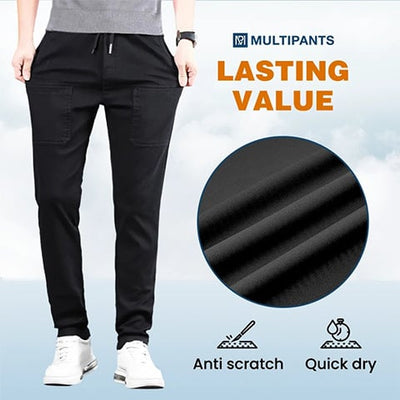 🔥 SOLDES 50 % DE RÉDUCTION 🥰Pantalon cargo haut, extensible et résistant, avec plusieurs poches