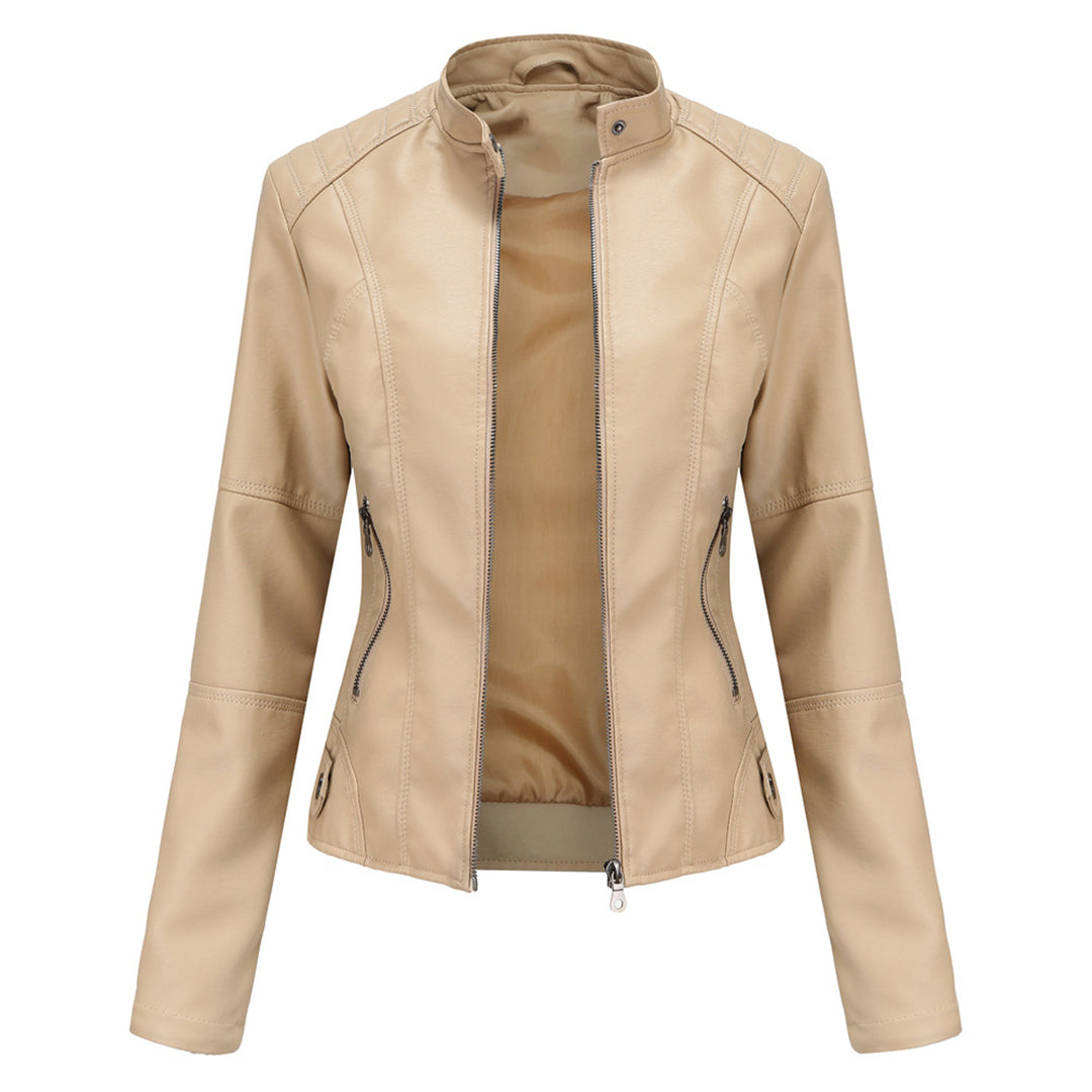Milena™ | Veste en Cuir Élégante