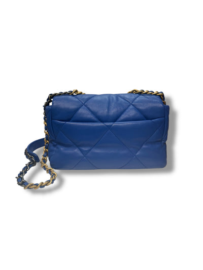 - Sac 19 small bleu électrique