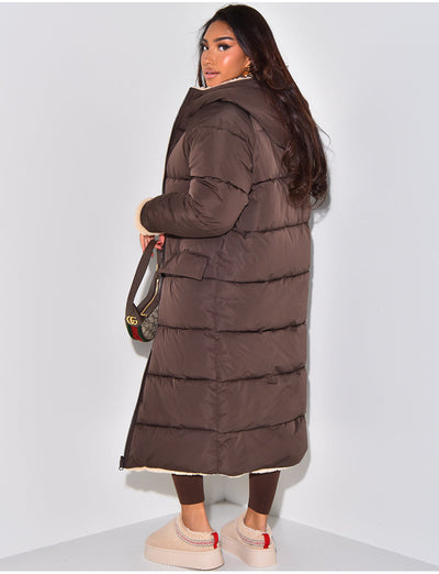 Valérie™ | Manteau d'Hiver Réversible avec Doublure Teddy