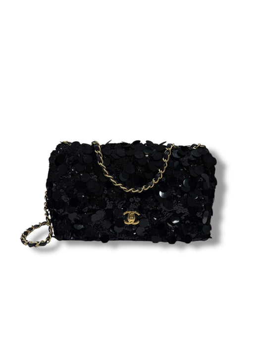 - Sac Classique Timeless 25 Sequins noirs