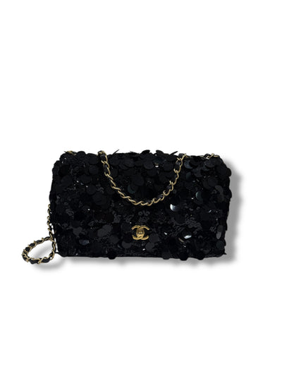 - Sac Classique Timeless 25 Sequins noirs