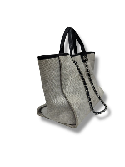 - Sac Cabas Deauville Gris et Noir