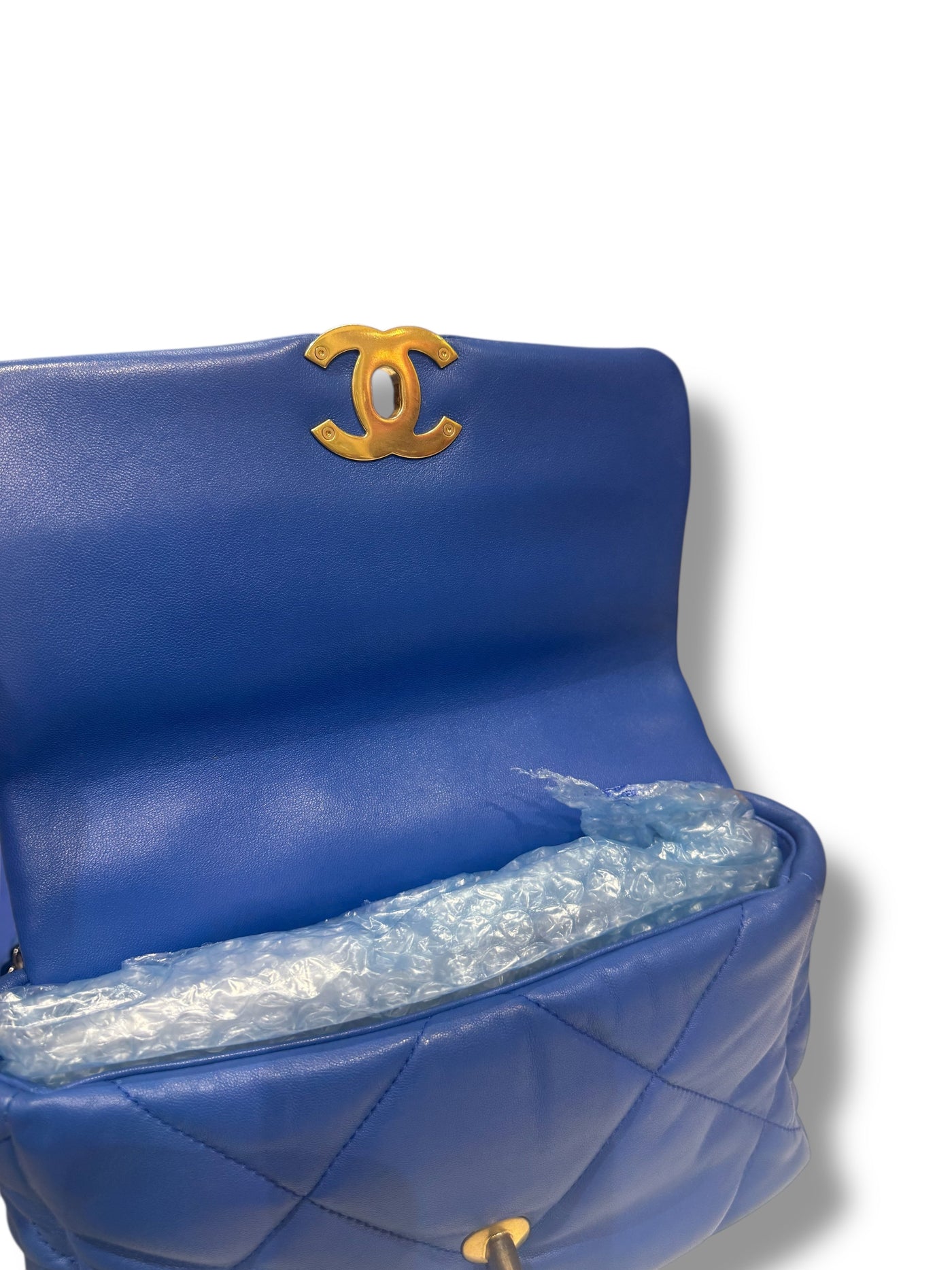 - Sac 19 small bleu électrique