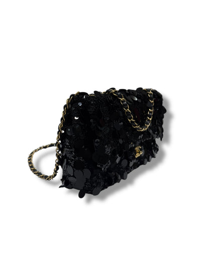 - Sac Classique Timeless 25 Sequins noirs