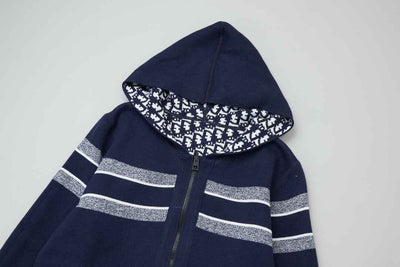 Navy Reversible Hoodie