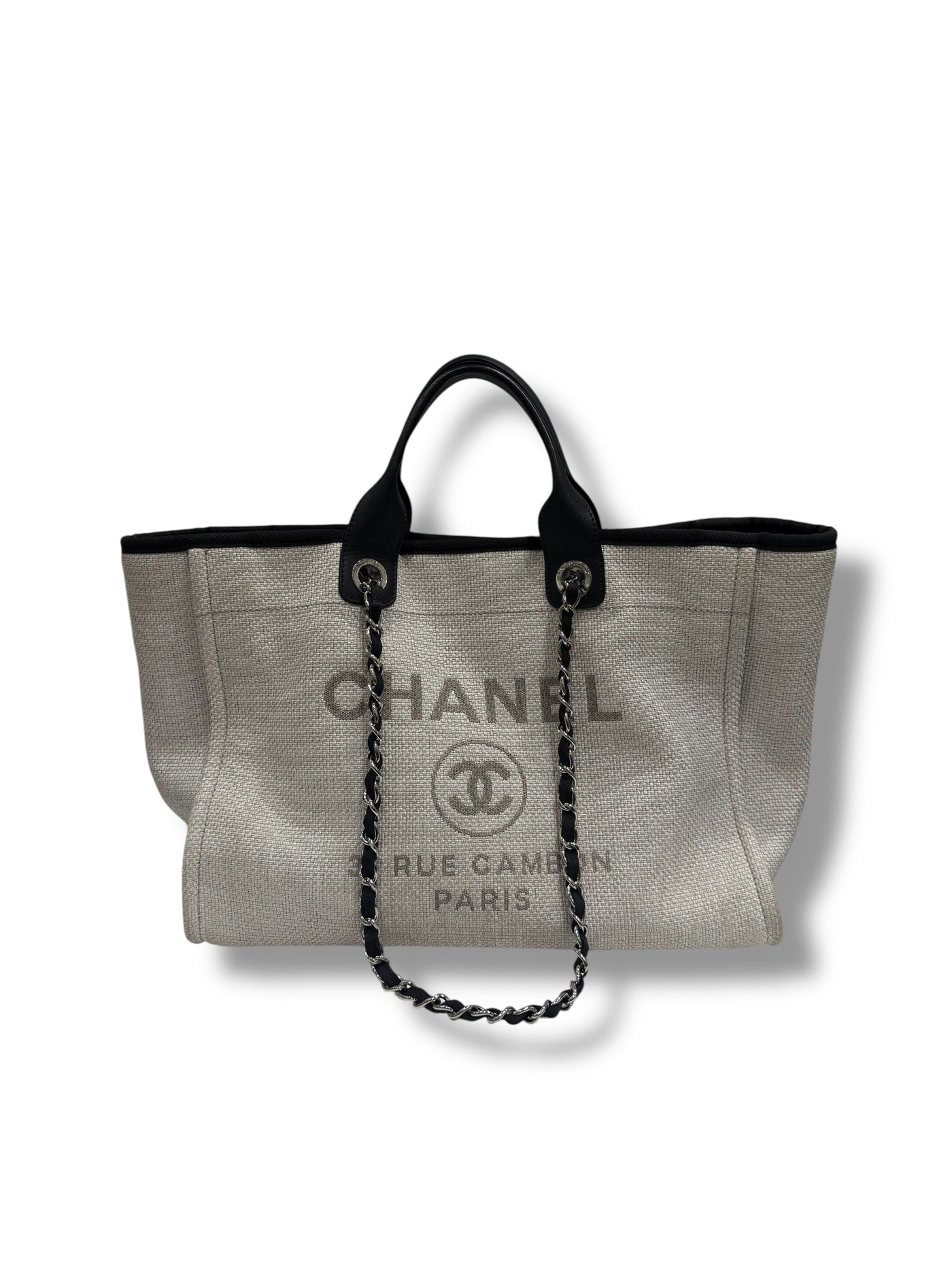 - Sac Cabas Deauville Gris et Noir