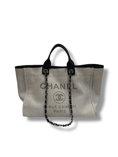 - Sac Cabas Deauville Gris et Noir