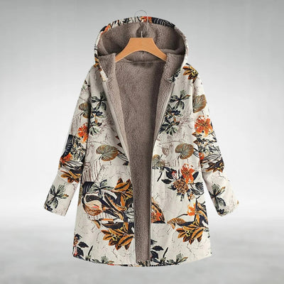 Fleural – Veste Polaire Stylée à Motifs Floraux