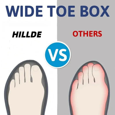 Chaussures de randonnée orthopédiques à enfiler en cuir pour homme