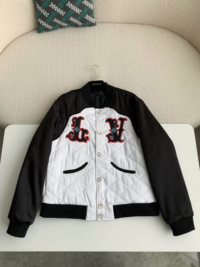 Monogram Quilted Varsity Bomber Jacket