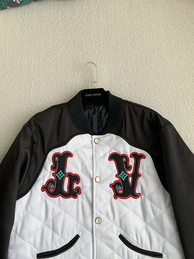 Monogram Quilted Varsity Bomber Jacket