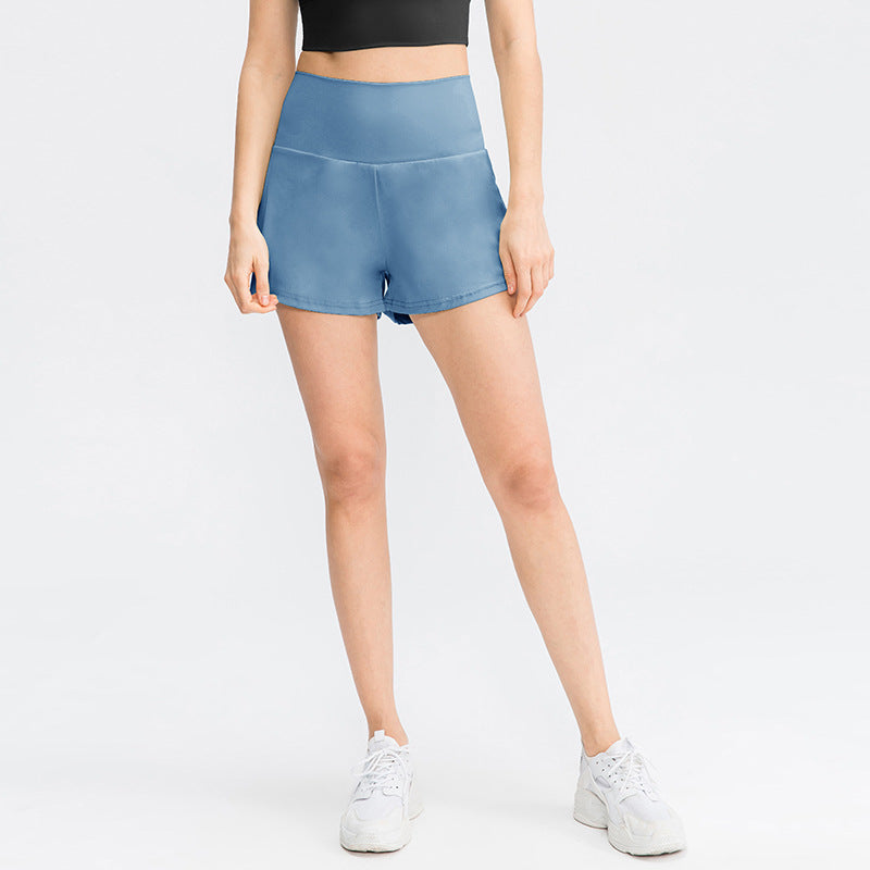 ✨️ 2025 Het försäljning 49% OFF🥰 Short de yoga 2-en-1 avec taille haute et poches latérales