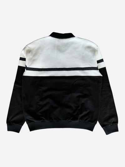 Black & White Hybrid Track Jacket