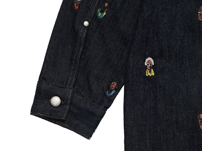 Signature Stitch Premium Navy  Denim Jacket