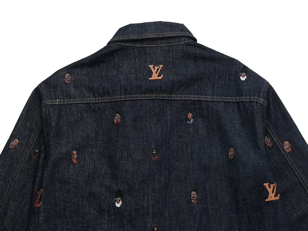 Signature Stitch Premium Navy  Denim Jacket