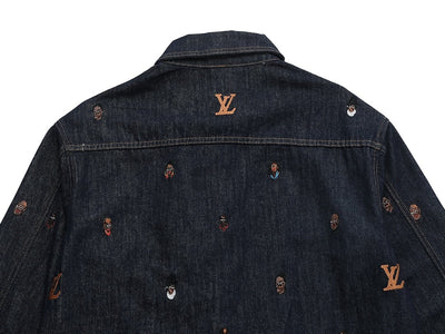 Signature Stitch Premium Navy  Denim Jacket