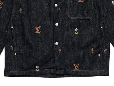 Signature Stitch Premium Navy  Denim Jacket