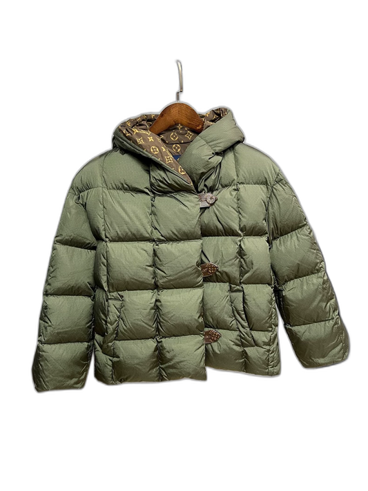 Green Padded Down Jacket