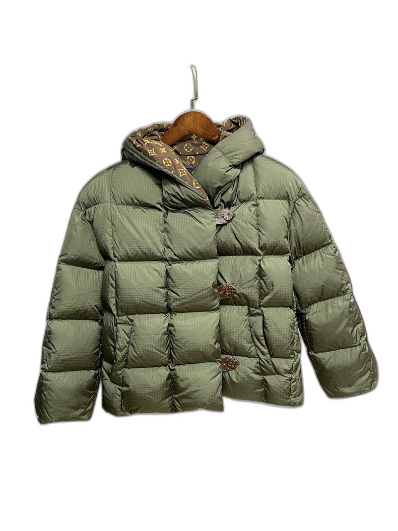 Green Padded Down Jacket