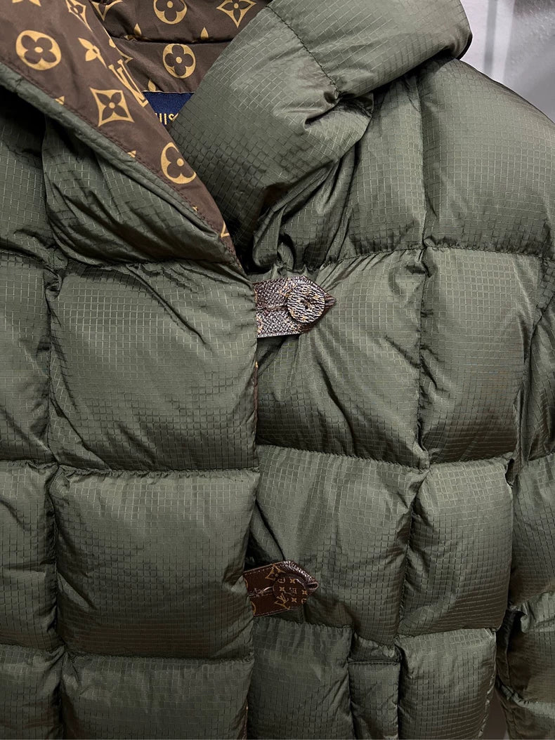 Green Padded Down Jacket