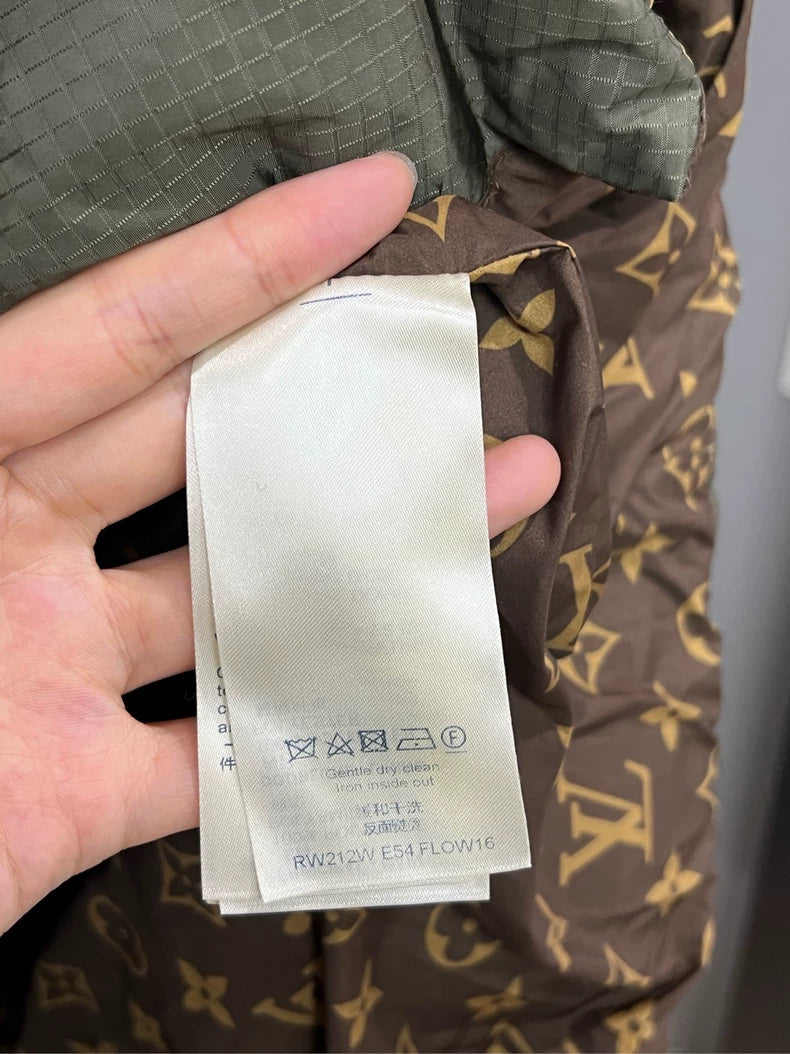 Green Padded Down Jacket