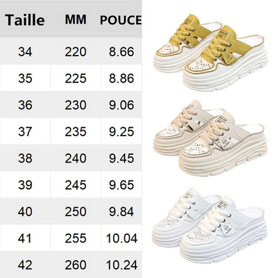 🔥Vente chaude🔥Sandales décontractées d'été à semelles épaisses en textile creux de grande taille