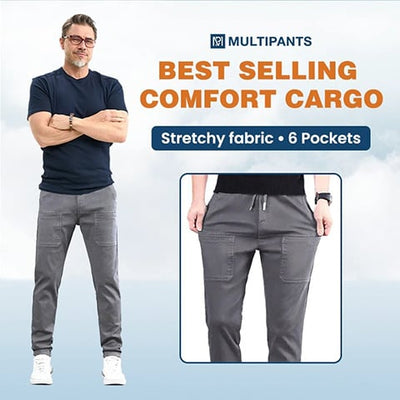 🔥 SOLDES 50 % DE RÉDUCTION 🥰Pantalon cargo haut, extensible et résistant, avec plusieurs poches