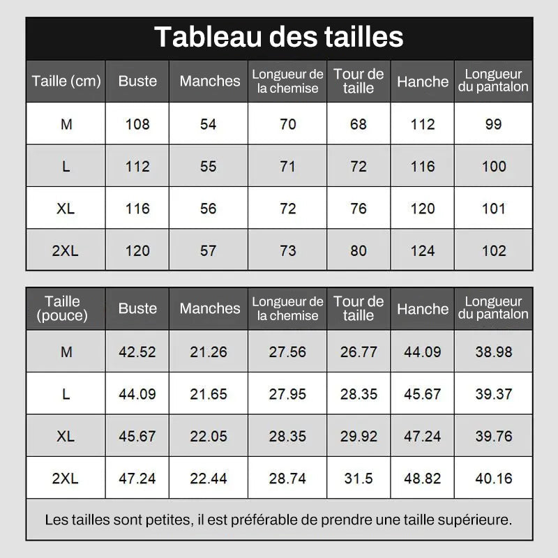 Ensemble 2 pièces avec Chemise et Pantalon d'Été Décontracté et Élégant pour Femme