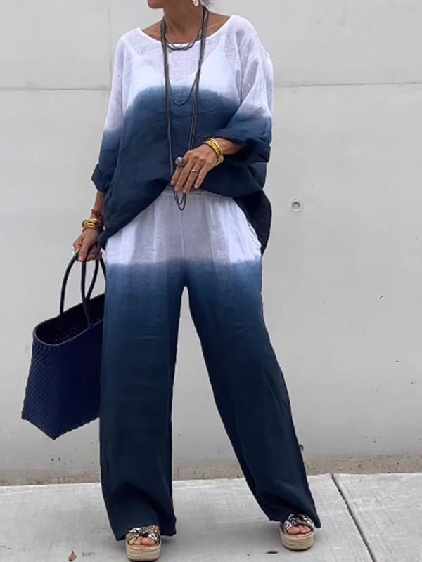 Ensemble deux pièces décontracté et confortable pour femmes