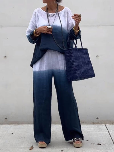 Ensemble deux pièces décontracté et confortable pour femmes