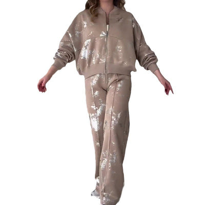 ✨🎇Soldes de la Fête du Printemps 50 % RÉDUCTION🔥🎁 Ensemble deux pièces tendance et décontracté en sweat-shirt