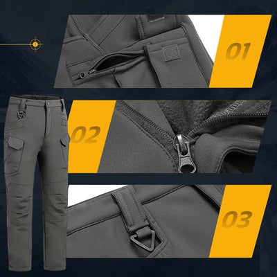 Pantalon de randonnée imperméable et rembourré pour l'hiver