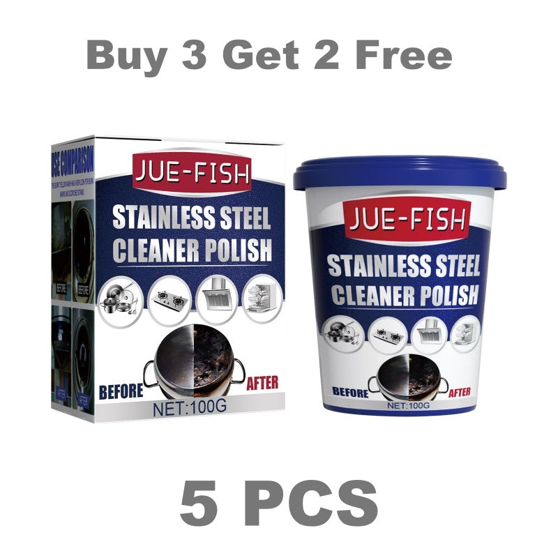 Pâte de nettoyage et de polissage très efficace pour les ustensiles de cuisine en acier inoxydable