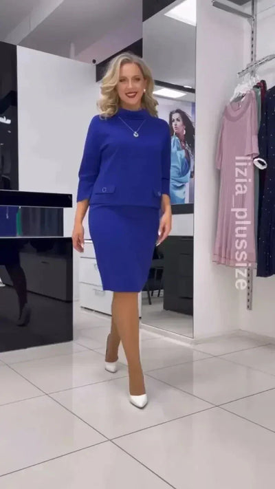 Ensemble élégant et tendance pour femmes - vêtements d'automne et d'hiver